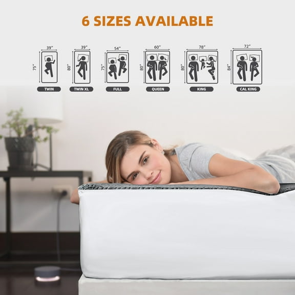 10 Pack Twin XL Mattress Protector, Waterproof Mattress Cover for College Dorm Room, Soft Noiseless Breathable Bed Mattress Pad Cover with Deep Pocket Fitted Up to 6"-21" inches,Washable Gray