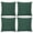 Green, variant on Set of 4 Soft Thick Velvet Throw Pillow Covers Solid Decorative Square Cushion Case for Couch Sofa Bed,20 x 20 Inch, Dark Green