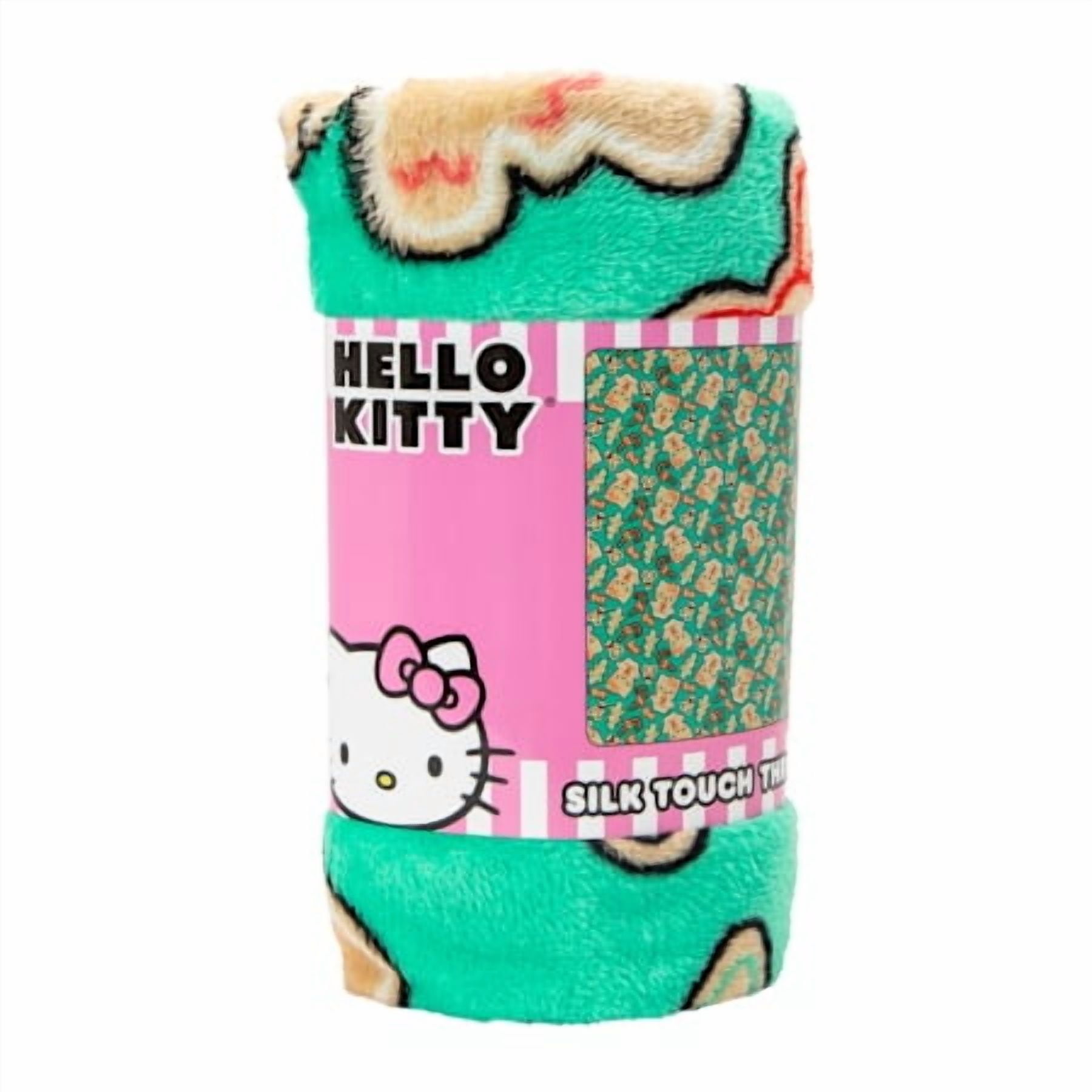 Sanrio Christmas Hello Kitty Silk Touch Throw Blanket, Multicolor,  40 in x 50 in