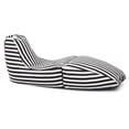 thumbnail image 7 of Jaxx Prado Outdoor Chaise Lounge, Black & White Stripe, 7 of 7