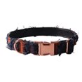 thumbnail image 1 of CSChome Pet Collar With Exquisite Workmanship Retro Denim Dog Collar - Tassel Decor, Comfortable Adjustable Plaid Pet Neck Strap, 1 of 7
