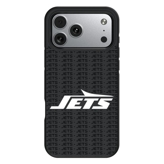 New York Jets iPhone Text Backdrop Design Bump Case