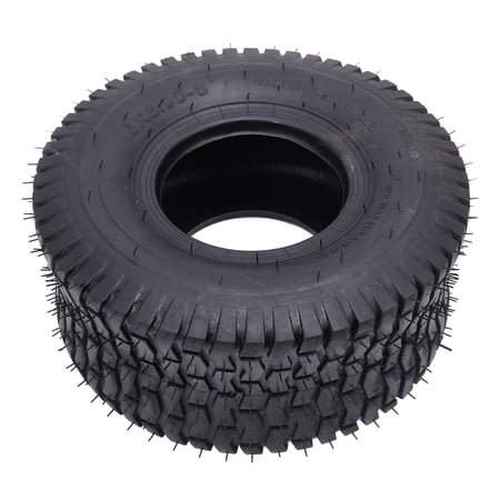 BIMZUC 15x6.00-6 Heavy Duty 4 Ply Lawn Mower Tire Excellent Traction for Garden Tractor Golf Cart Tubeless Rubber Wheel Replacement (15 x 6 x 6 inches / 38.1 x 15.2 x 15.2 cm)