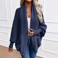 thumbnail image 5 of Womens Oversized Cardigan Sweaters Open Front Knit Casual Long Sleeve Fall Sweater Coats, 5 of 5
