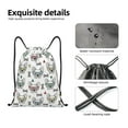 thumbnail image 4 of Bingfone Cute French Bulldog Drawstrings Backpacks Bags for Men Women Gym Drawstrings Bag-Medium, 4 of 6