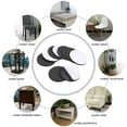 thumbnail image 4 of Almohadillas para muebles, almohadillas adhesivas de EVA de 60 mm de diámetro y 4 mm de grosor, redondas, negras, 10 piezas, 4 of 5