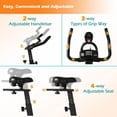 thumbnail image 5 of Ksports Wool Felt Resistance Exercise Bike with Ab Workout Function, 5 of 10