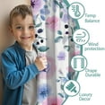 thumbnail image 3 of Blackout Kids Curtains,Pioneer Flower Childrens Insulated Curtains Set Of 2,Bedroom Essentials,Toddler Room Decor 42x84in(106x213cm), 3 of 4