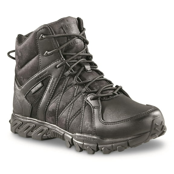 Reebok Men's Trailgrip 6" Side-zip Waterproof Tactical Boots, Digital Camo