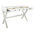 thumbnail image 2 of Pemberly Row Contemporary 46" Desk with Power in White Finish, 2 of 5