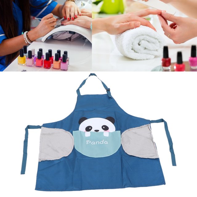 Delantal de arte de uñas - Delantal de esmalte de uñas Cuello ajustable Cosméticos Delantal Salón de uñas Delantales Cosmetología Manicurista Smock Delantal Maquillaje ANGGREK Otros
