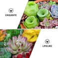 thumbnail image 4 of 24 piezas de suculentas simuladas, plantas decorativas para pared, plantas artificiales, 4 of 8
