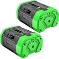 thumbnail image 1 of 5000mAh Replacement for EGO 56V Battery BA5600 BA4200T BA5600T Lithium Batteries 2pcs, 1 of 7