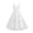 White, variant on Ahabrexf Slip Dress Mesh Floral Hollow Out Tie-Back Backless Stretchy for Women Summer