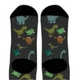thumbnail image 3 of ThisWear Dino Gifts for Adultscolor Crazy Dino Sock Dinosaur Dress Socks Dino 1-Pair Novelty Crew Socks, 3 of 5
