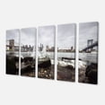 thumbnail image 2 of Skyline with Brooklyn Manhattan Bridges - Large Cityscape Canvas Art Print, 2 of 3
