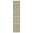 thumbnail image 2 of Woven Trends Aero - TR02A - Casual Style, Striped Pattern, Stain Resitant, Living Room, Dining Room, Office, Medium Pile Polypropylene Area Rug in Beige - 3' x 5', 2 of 3