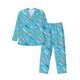 thumbnail image 1 of Balery Different Color Fishing Bait Pijama para Hombre de Dos Piezas con Manga Larga, Conjunto de Dormir y Descanso Suave con Bolsillos-Medium, 1 of 7