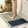 thumbnail image 3 of Hiroekza Bathroom Rugs Non Slip Washable Bath Mat 40x60cm Quick Dry Anti Mold Polyester Fiber Shower Rug for Bathroom Floor Tub and Shower Cloud Comfort Bath Rug Blue, 3 of 6