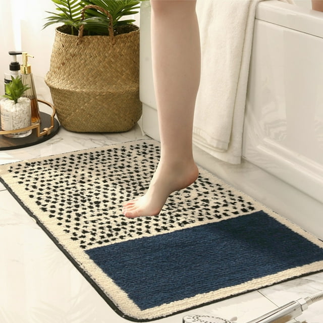 Dvkptbk Absorbent Mat for Bathroom Non-slip Mat for Bathroom Door Entry Mat