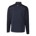 thumbnail image 3 of Men's-Cutter & Buck Navy Philadelphia Union Traverse Stretch Eco Stripe Tri-Blend Quarter-Zip Top, 3 of 3