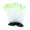 Green, variant on Walbest Fish Tank Landscaping Luminous Simulation Silicone Sea Anemone Artificial Coral Plant Aquarium Decor