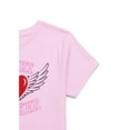 thumbnail image 3 of Way to Celebrate Girls Valentine's Day Short Sleeve T-Shirt, Sizes 4-18, 3 of 3