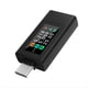 thumbnail image 1 of Probador Multifunción USB Tipo C KWS-1902L, 4-30 V, Máximo 12 A, Función de Apagado y Almacenamiento, Amperímetro, Medidor de Potencia., 1 of 5