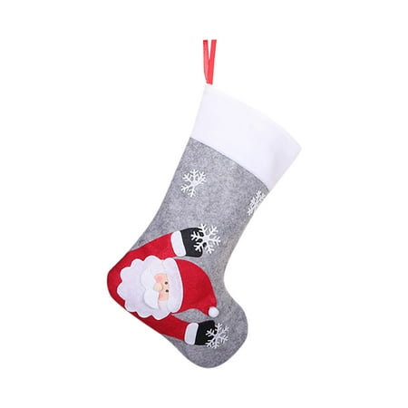 

NN Christmas Stocking Gift Bag With Lights Christmas Eve Christmas Decoration Candy Bag Christmas Tree Pendant Car Mirror Hanging