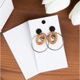 thumbnail image 3 of 200 Pcs Earring Card Holder, Jewelry Display Cards for Ear Studs, White, 3.5 x 2 in., 3 of 7