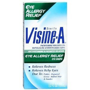 Visine-A Eye Allergy Relief, Antihistamine & Redness Reliever, Drops 0.5 fl oz