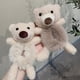 thumbnail image 3 of 2x Hair Ties Cute Bear Cintas de Algodón Esponjosas para Mujeres Y Niñas Té de Mlik beige Yuyangstore Cintas para el pelo, 3 of 7