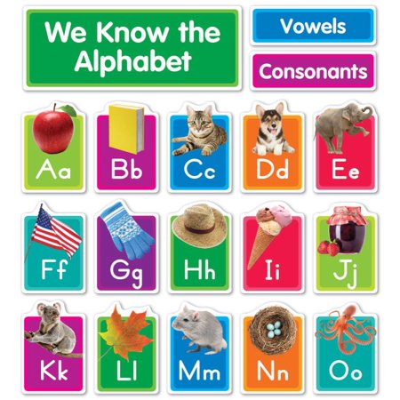 our photo alphabet bulletin board walmartcom