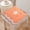 Orange#1744, variant on Violete Solid Chair Cushion 40x40x10cm, Super Soft Foam Seat Pad, Breathable Flocked Cover, Portable Floor or Chair Pillow for Kitchen Dining Living Room Bedroom