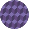 thumbnail image 1 of Ahgly Company Tapis d'Intérieur Lavables en Machine, Ronds, Transitionnels, Bleus, Ardoises, Ronds de 4', 1 of 7