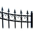 thumbnail image 5 of ALEKO Steel Single Swing 12 x 6 ft Black Driveway Gate Prague Style, 5 of 13