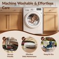 thumbnail image 5 of Design&I 3'x5' Ultra Soft Throw Mat, Circle Retro Vintage Music Disc Round Featuring Faded Burst Vinyl None Fluffy Washable Easy Care Indoor rug for Bedside Hallway, 5 of 7