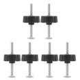 thumbnail image 1 of Juego de 6 Tornillos En T Y Manejar de Plástico M8, Juego de Abrazaderas de Sujeción Rápida de Metal para Herramienta de Carpintería DIY T-Track con Ranura En T, 1 of 5