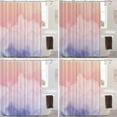 thumbnail image 6 of Pink Blue Sun Cloud Pastel Shower Curtain, Blue Sky Soft Pure Pink Clouds Shower Curtain Long Wide with Rust Proof for Bathroom Bathtub Waterproof Washable, 6 of 6