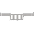 thumbnail image 2 of SUNSIOM Grease Gate Spatula Holder for Blackstone Griddle, 11.8 Inch Metal Mesh Hollow Out Hold Rack BBQ Accessories, 2 of 8