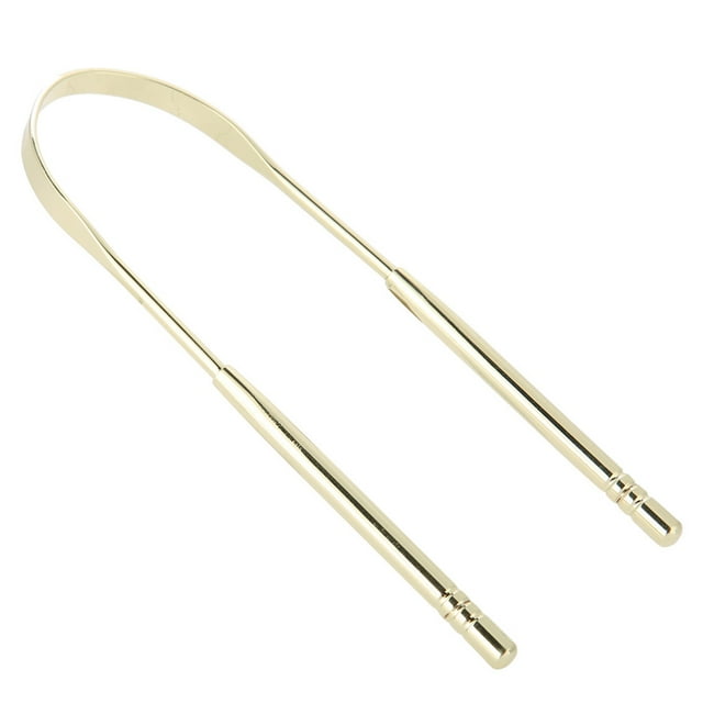 Herramientas 304 Acero Inoxidable Limpiador De Lengua Fresca Raspador Cuidado Oral Higiene Cuidado Herramientas Oro