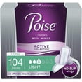 thumbnail image 1 of Set Toallas Femeninas Poise Ultra Thin para Incontinencia Posparto con Alas Absorción Ligera 104 Unidades Poise P-8542554, 1 of 2
