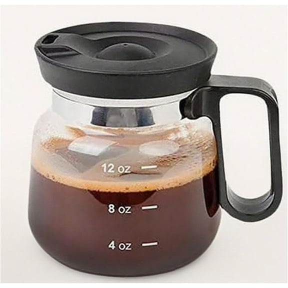 Coffee Pot Mug, 16 Oz Glass Coffee Mug – Coffee Pot Style, Novelty Mini Coffee Pots Mugs with Lid, Heat Resistant Glass Cup for Coffee, Tea, Hot Chocolate