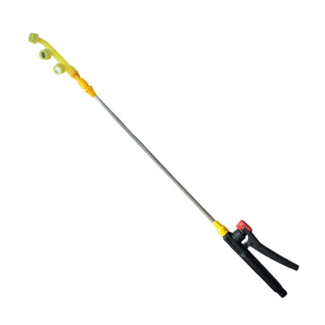 Varilla pulverizadora universal ergonómica y ajustable de 70 a 130 cm para jardín. boquilla de 3 orificios