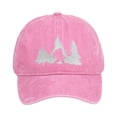 thumbnail image 1 of ONFD Hats For Men Women Funny Adjustable Washed Embroidered Wild Baseball Cap Embroidered Black One Size, 1 of 4
