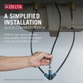 thumbnail image 5 of Delta Faucet Nicoli Widespread Bathroom Faucet 3 Hole, Matte Black Bathroom Faucet, Bathroom Sink Faucet, Drain Assembly, Matte Black, 5 of 8