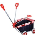 thumbnail image 3 of Carrito para muñecas Lissi, plegable, con mango largo, rojo marino, 3 of 5