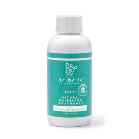 Dr. Brite Alcohol-Free Natural Mouthwash  Mint  3.4 Oz