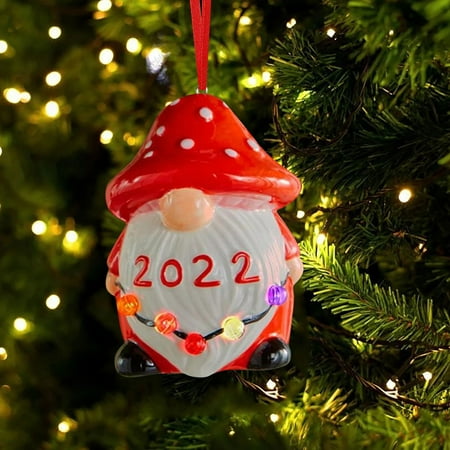 

BTJX Christmas decoration Commemorative Lighted Holiday Ornaments Christmas Decoration Souvenir Pendant Ornament
