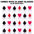thumbnail image 2 of Vasos de chupito ArtCreativity con temática de casino de 30 ml, juego de 24, 2 of 7